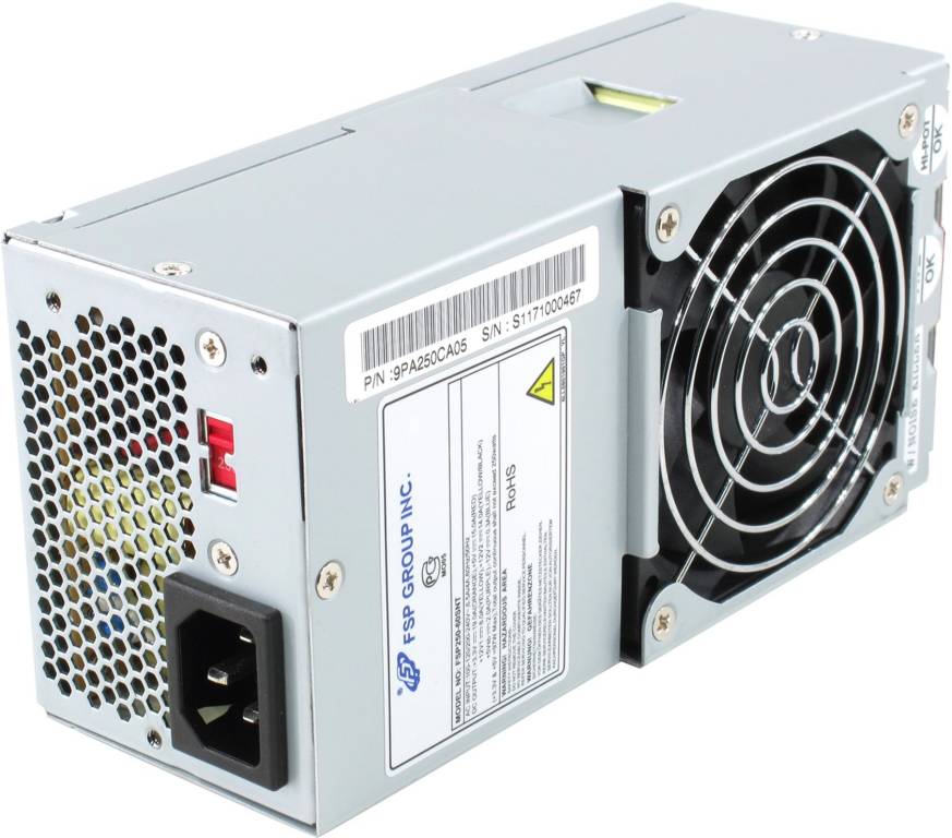    TFX 250W FSP [FSP250-60SNT] (20+4) PFC(Active), (For mITX) 175*70*85 (mm)