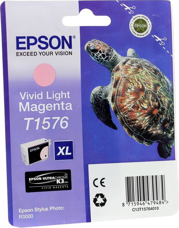   Epson T1576 [C13T15764010] Vivid Light Magenta  EPS ST Photo R3000