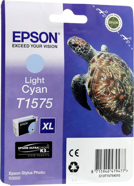   Epson T1575 [C13T15754010] Light Cyan  EPS ST Photo R3000
