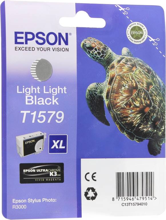   Epson T1579 [C13T15794010] Light Light Black  EPS ST Photo R3000
