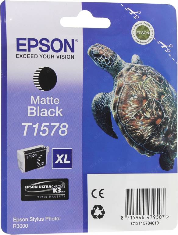   Epson T1578 [C13T15784010] Matte Black  EPS ST Photo R3000