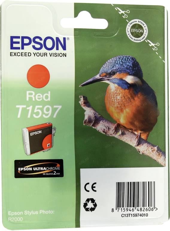   Epson T1597 [C13T15974010] Red  EPS ST Photo R2000