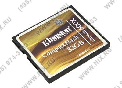   Kingston [CF/32Gb-U3] CompactFlash Card 32Gb 600x