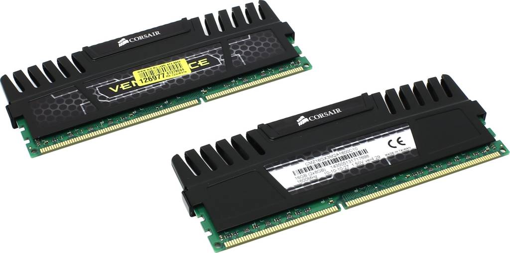    DDR3 DIMM 16Gb PC-12800 Corsair Vengeance [CMZ16GX3M2A1600C10 KIT2*8Gb