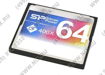    Silicon Power [SP064GBCFC400V10] CompactFlash Card 64Gb 400x
