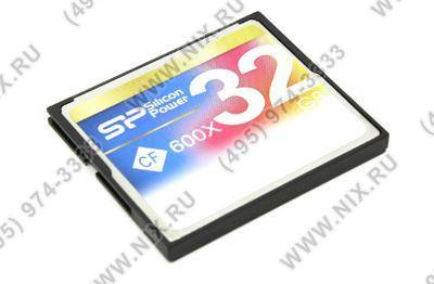    Silicon Power [SP032GBCFC600V10] CompactFlash Card 32Gb 600x