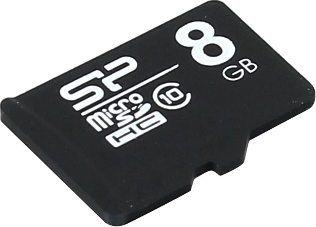    microSDHC  8Gb Silicon Power [SP008GBSTH010V10] Class10