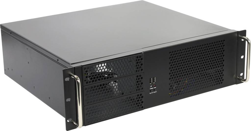   ATX Server Case 3U Procase [EM338-B-0] Black,  