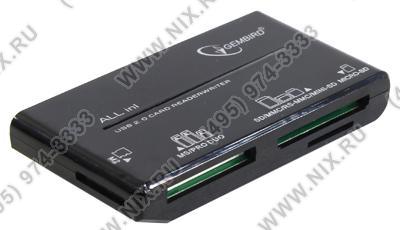   Gembird [CR530]ALL-in-One USB2.0 MMC/RSMMC/SDHC/miniSD/microSD/MS(/Pro/Duo)/M2 Card Reader/W