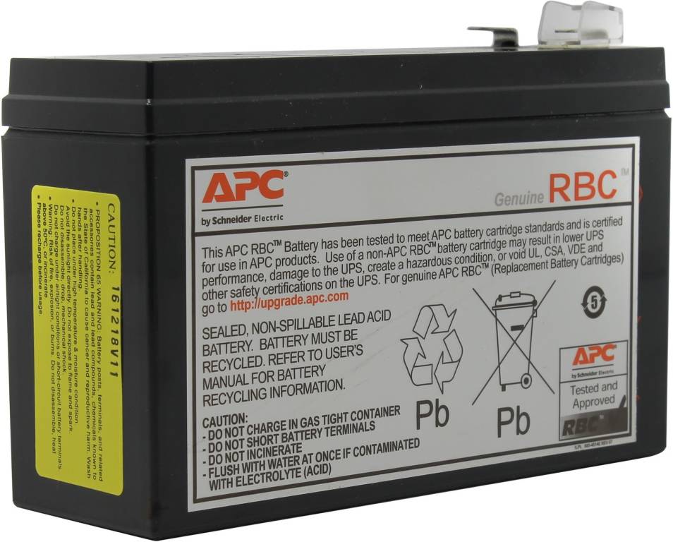 купить Батарея аккумуляторная APC [RBC106] Replacement Battery Cartridge (сменная батарея для UPS)