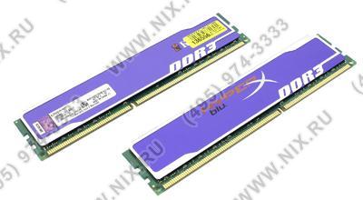    DDR3 DIMM 16Gb PC-12800 Kingston HyperX [KHX1600C10D3B1K2/16G] KIT2*8Gb CL10