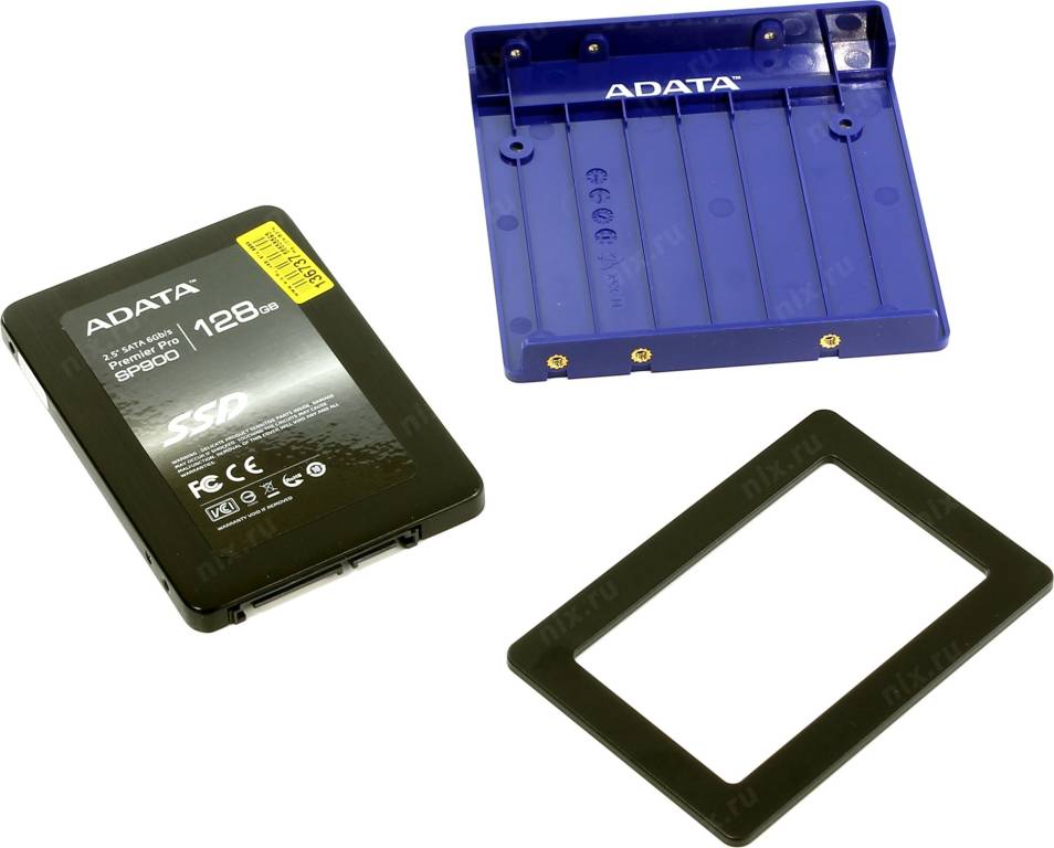   SSD 128 Gb SATA-III ADATA [ASP900S3-128GM-C] 2.5 MLC + 3.5 
