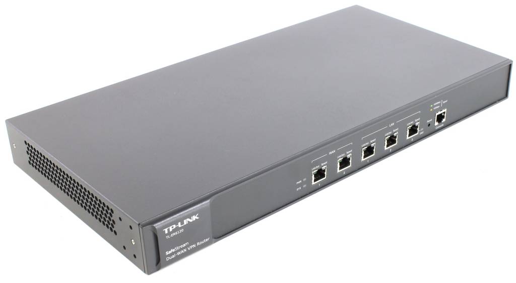   TP-LINK [TL-ER6120] SafeStream VPN Router (2UTP 10/100/1000Mbps,1UTP/DMZ, 2WAN)