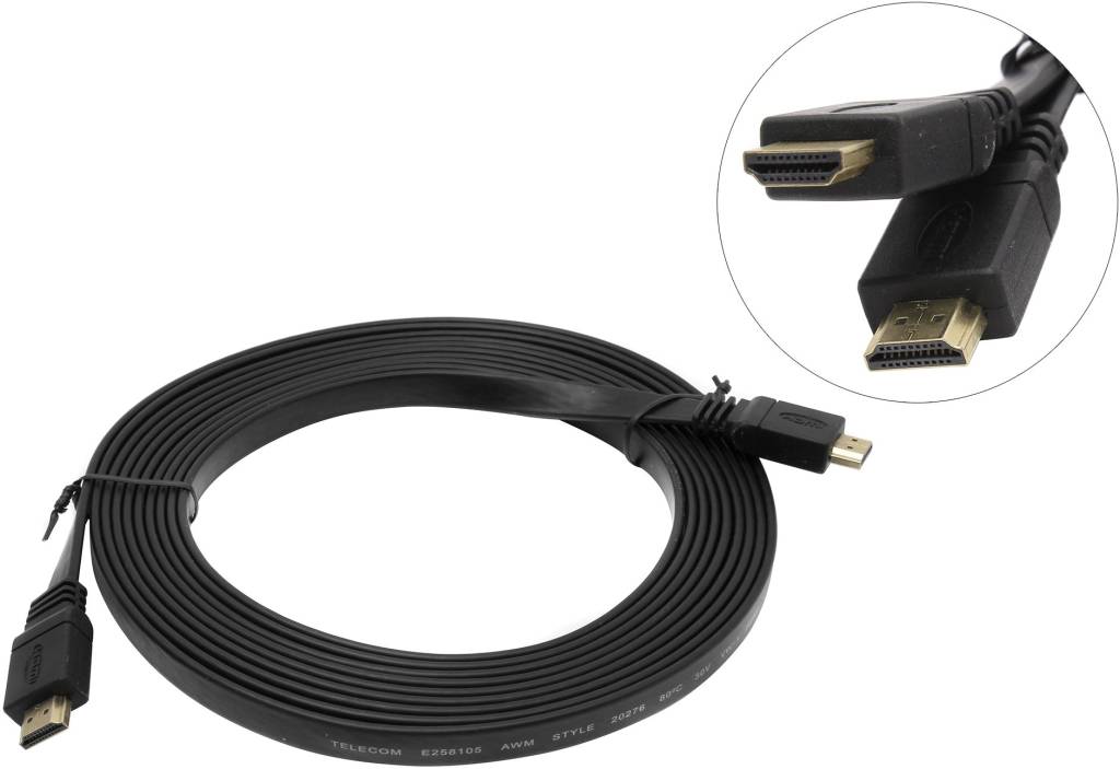   HDMI to HDMI (19M -19M)  5.0 v1.4b () Telecom