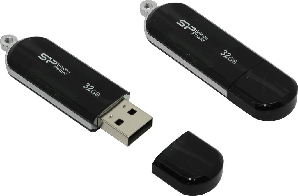   USB2.0 32Gb Silicon Power LuxMini 322 [SP032GBUF2322V1K] (RTL)