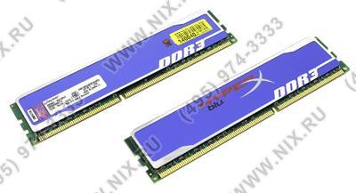    DDR3 DIMM  8Gb PC-12800 Kingston HyperX [KHX1600C9D3B1K2/8GX] KIT2*4Gb CL9