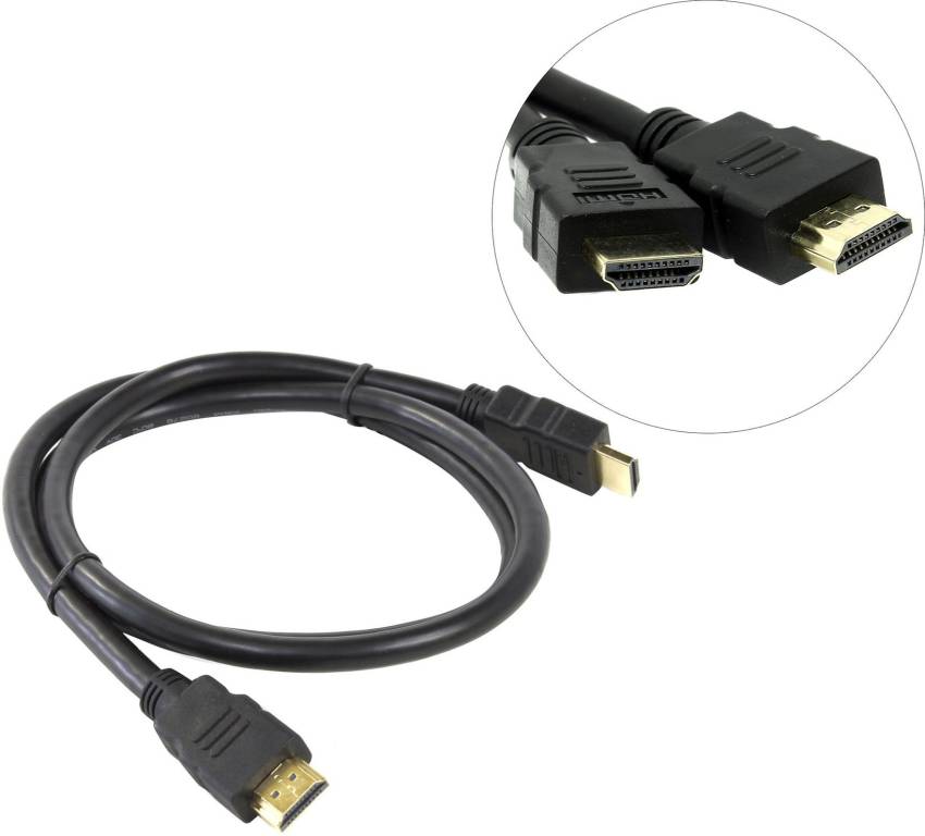 купить Кабель HDMI to HDMI (19M -19M)  1.0м v1.4 AOpen [ACG511-1м]