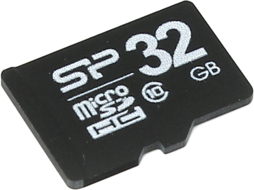   microSDHC 32Gb Silicon Power [SP032GBSTH010V10] Class10
