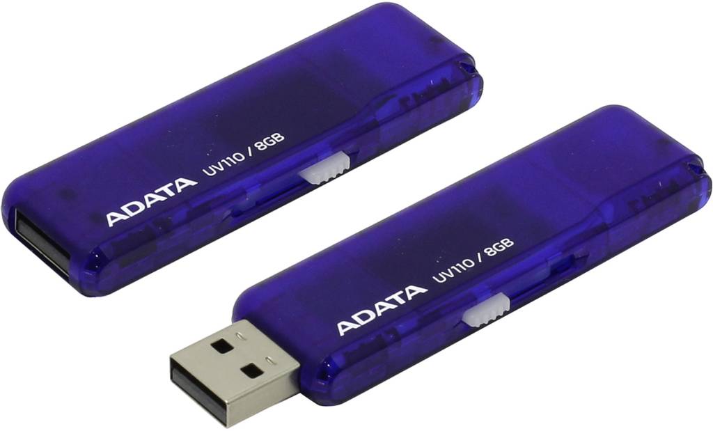   USB2.0  8Gb ADATA DashDrive UV110 [AUV110-8G-RBL]