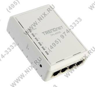    Powerline TRENDnet[TPL-405E]500Mbps (4UTP 10/100/1000 Mbps,Powerline 500Mbps)