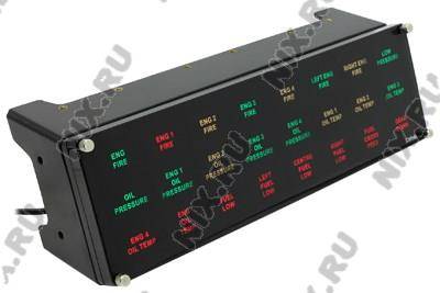  Mad Catz/Saitek G00-SCB43204 Pro Flight Backlit Information Panel (24 , 3 , USB2.0)