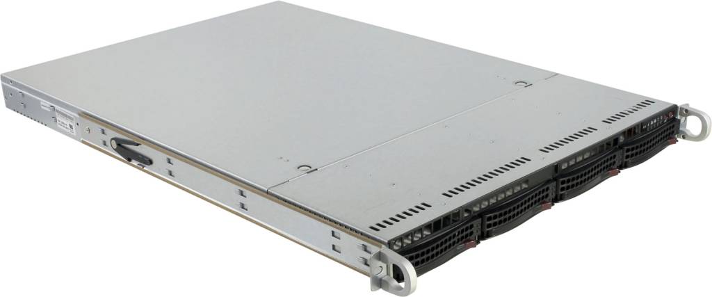   E-ATX Server Case SuperMicro [CSE-815TQ-600WB] Black 4xHotSwap SAS/SATA,(WIO) 600W 1U RM