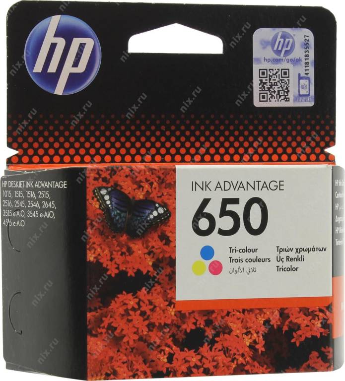купить Картридж HP CZ102AE №650 Color для HP DJ IA 2515/3515