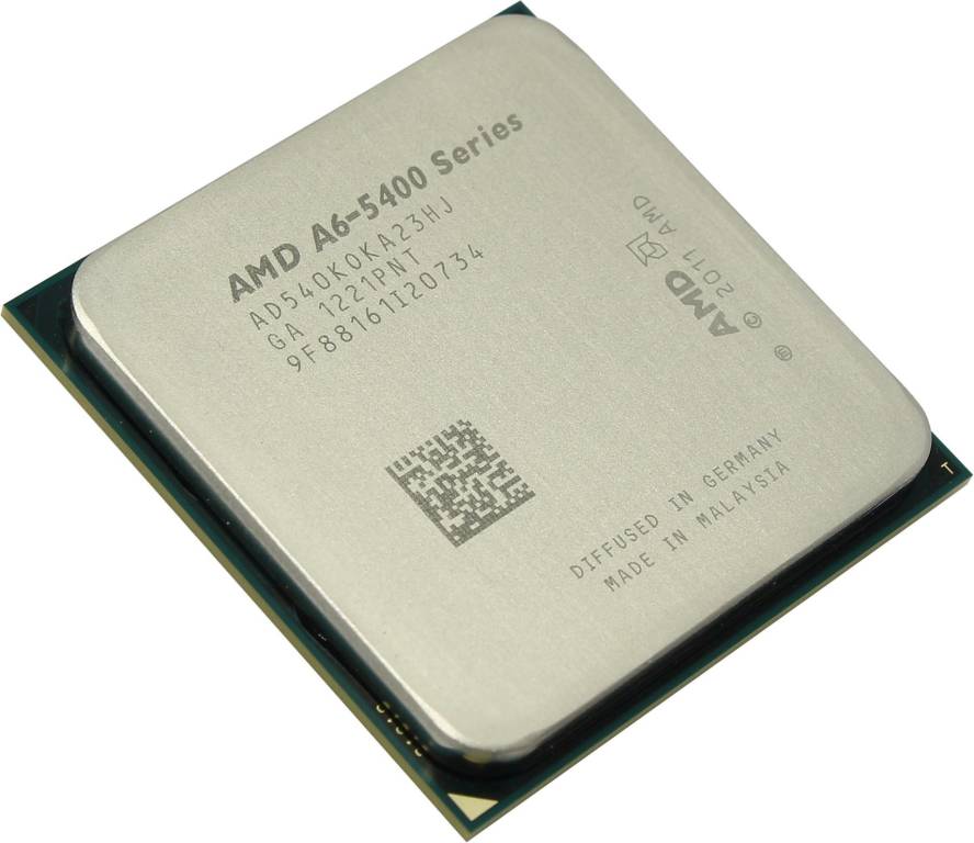   AMD A6-5400K (AD540KO) 3.6 /2core/SVGA RADEON HD 7540D/ 1 /65 /5 / Socket FM2