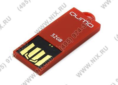   USB2.0 32Gb Qumo Sticker [QM32GUD-STR-Red] (RTL)