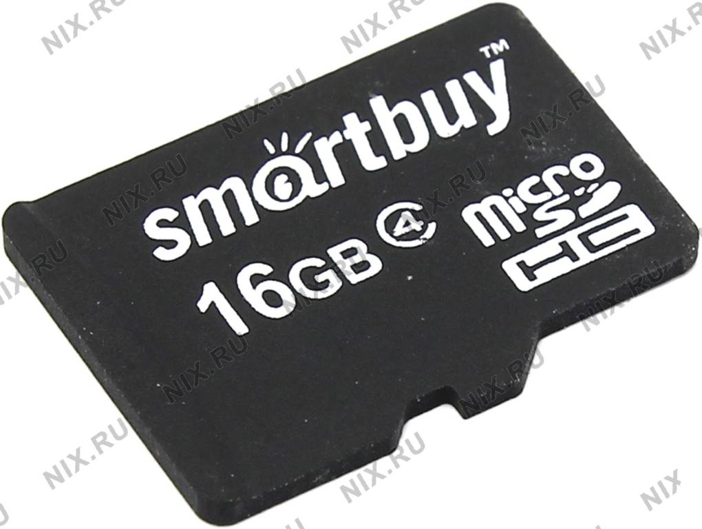   microSDHC 16Gb SmartBuy [SB16GBSDCL4-00] Class4