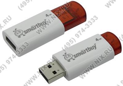   USB2.0  4Gb SmartBuy Click [SB4GBCL-W] (RTL)