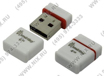   USB2.0  4Gb SmartBuy Pocket [SB4GBPoc W] (RTL)