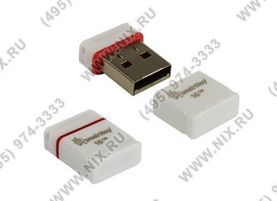   USB2.0 16Gb SmartBuy Pocket [SB16GBPoc W] (RTL)