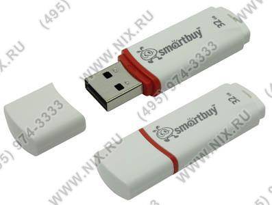   USB2.0 32Gb SmartBuy Crown [SB32GBCRW-W] (RTL)