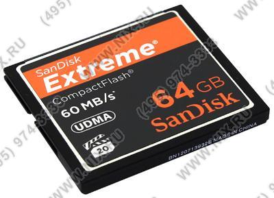    SanDisk CompactFlash Card 64Gb Extreme 400x [SDCFX-064G-X46]