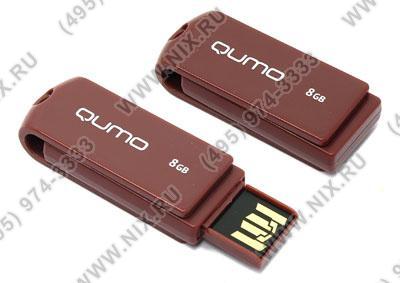   USB2.0  8Gb Qumo Twist [QM8GUD-TW-Rosewood] (RTL)