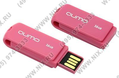   USB2.0 16Gb Qumo Twist [QM16GUD-TW-Cerise] (RTL)