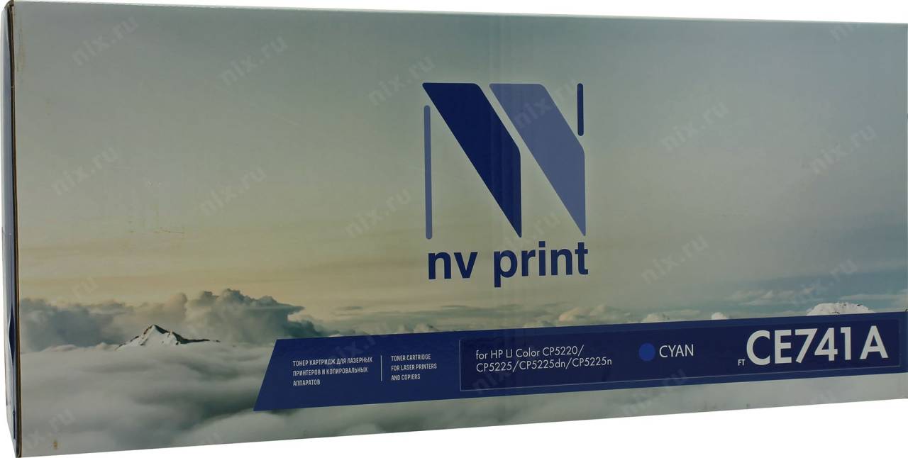  - HP CE741A Cyan (NV-Print)  Color LaserJet CP5220/1/3/5/79