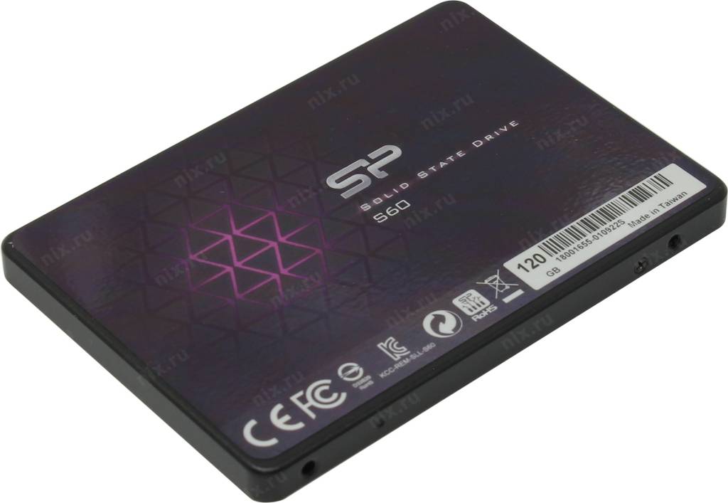   SSD 120 Gb SATA-III Silicon Power S60 [SP120GBSS3S60S25] 2.5 MLC