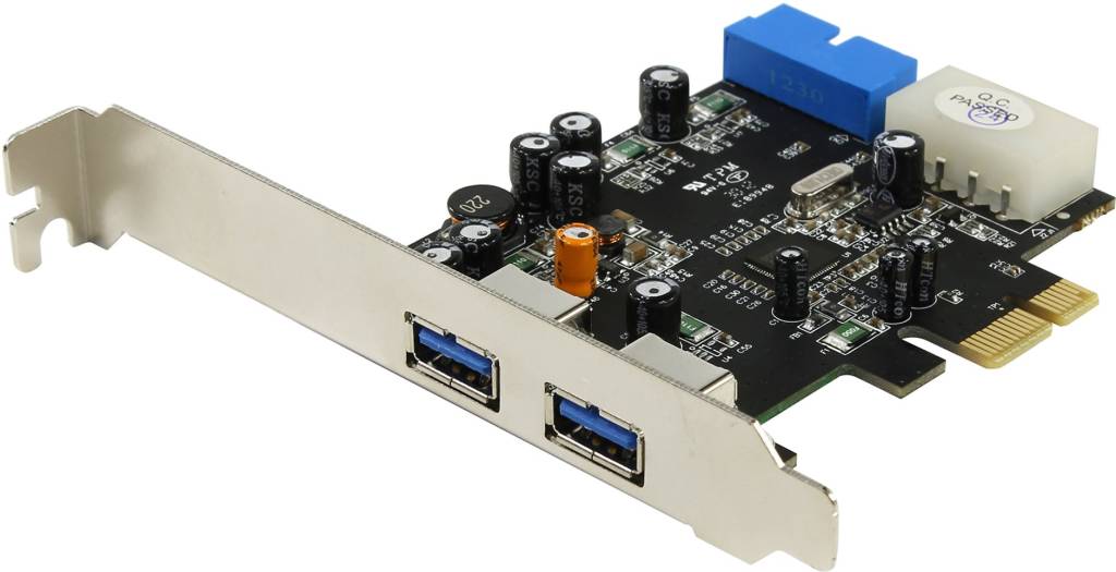   PCI-Ex1 USB3.0 2 port-ext STLab U-780 (RTL)