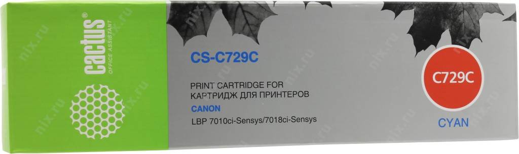  - Canon 729 Cyan (Cactus)  LBP7010/7018 CS-C729C