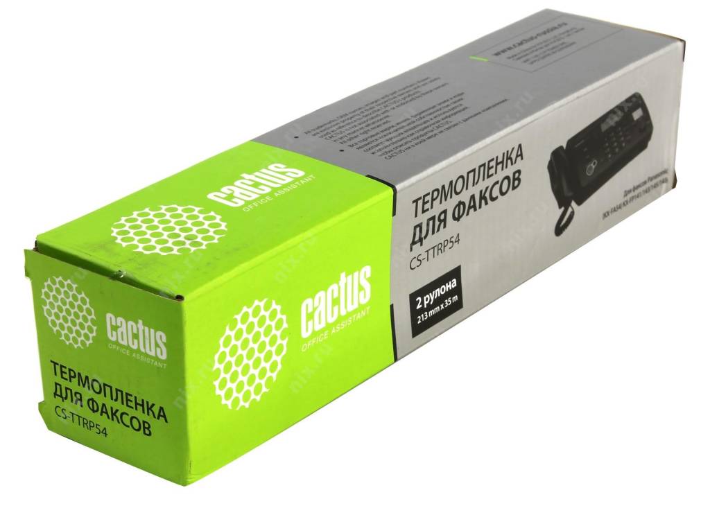 купить Термопленка Cactus CS-TTRP54 плёнка [2x35м rolls] для Panasonic KX-FP141/143/145/148