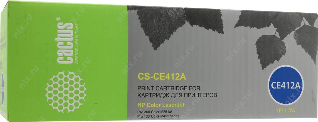  - HP CE412A Yellow (Cactus)   LJ Pro 300/400 CS-CE412A
