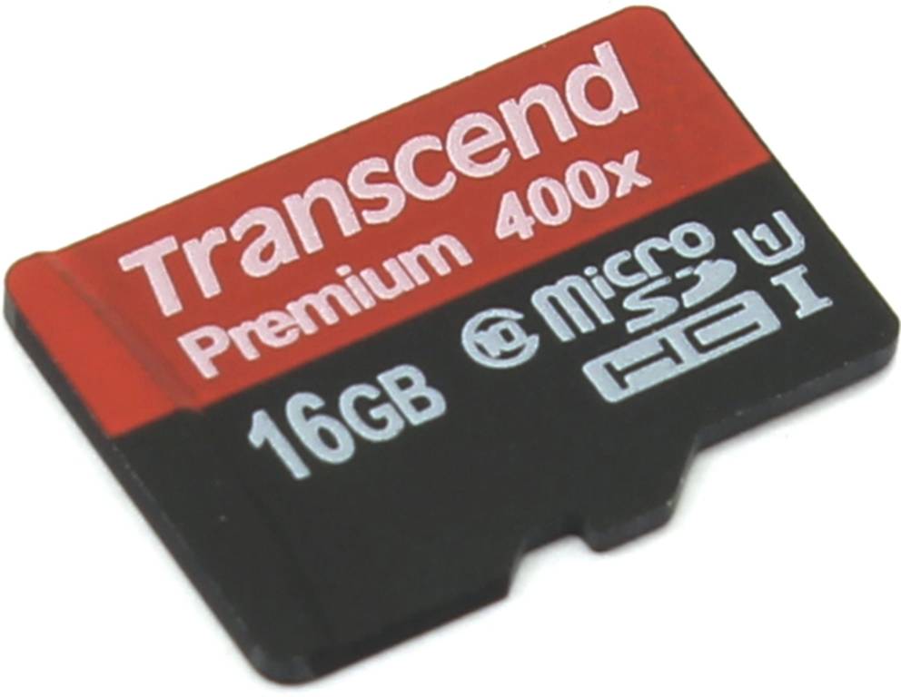   microSDHC 16Gb Transcend [TS16GUSDCU1] UHS-I Class10