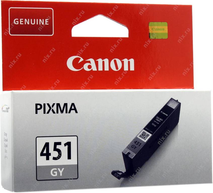 купить Картридж Canon CLI-451GY (grey) для PIXMA MG6340 (6527B001)