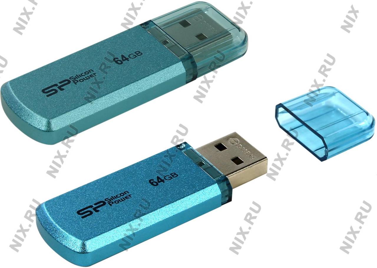   USB2.0 64Gb Silicon Power Helios 101 [SP064GBUF2101V1B] (RTL)