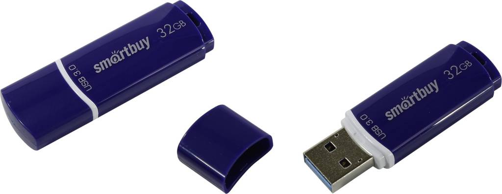   USB3.0 32Gb SmartBuy Crown [SB32GBCRW-Bl] (RTL)