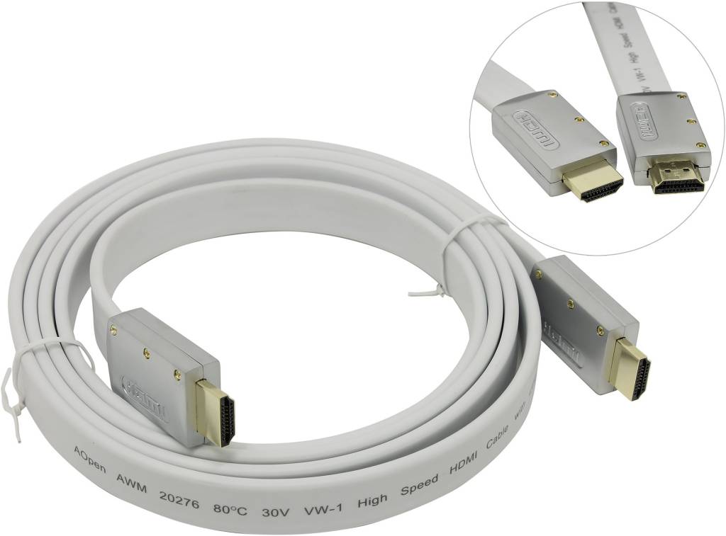   HDMI to HDMI (19M -19M)  1.8 v1.4 (, ) AOpen [ACG545A-W-1.8]