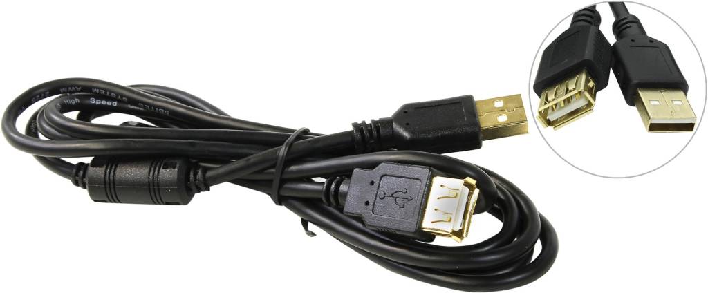    USB 2.0 A-- >A 1.8 (2 ) 5bites [UC5011-018A]