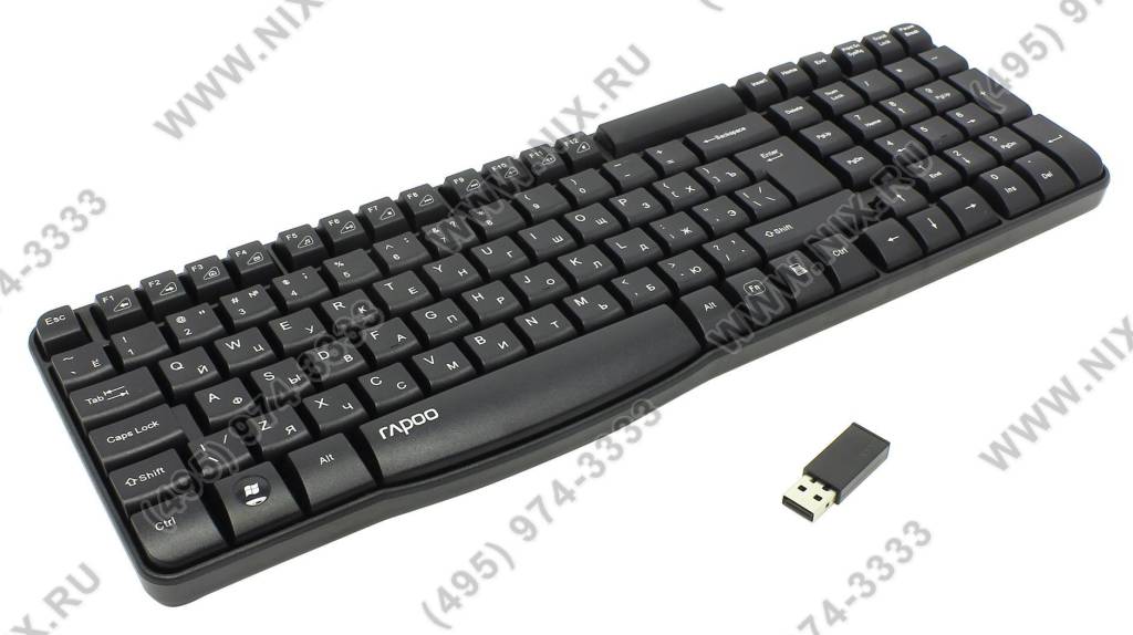   USB RAPOO [E1050 Black] 105,  [11514]